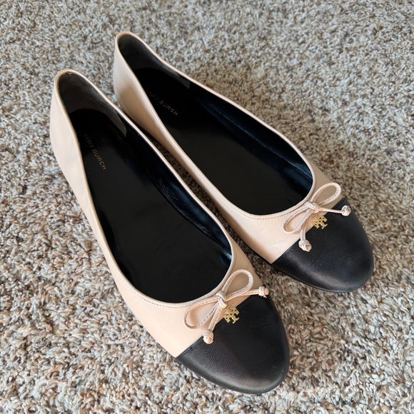 Tory Burch Cap-Toe Ballet Goat Leather Flat - Picture 12 of 12